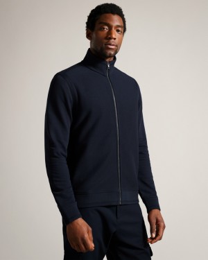 Ted Baker Phloem Men's Sweaters Navy | 83610-YVRC